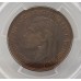 AUSTRALIA 1946 . ONE 1 PENNY . PCGS MS63BN